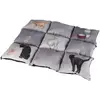 Image de Trixie 37074 Tapis de Couchage Patchwork Cat Gris 55 x 45 cm