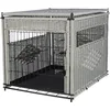 Image de TRIXIE Home Kennel, polyrotin, M: 58 × 60 × 77 cm, Gris Clair - 39749