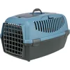 Image de TRIXIE 39832 Box de transport Capri 3, S : 40 × 38 × 61 cm, gris foncé/bleu