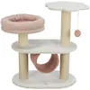Image de TRIXIE Arbre à chat Isabella multi-niveaux   Blanc et rose ancien   70 cm