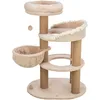 Image de TRIXIE Arbre à Chat Boho Filippo 114 cm en Beige   Arbre à Chat Multi-Niveaux avec Nombreuses possibilités de griffage et de Jeu, Ainsi Que des espaces de Retraite   Douillet & Stable