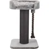 Image de Trixie Arbre à Chat XXL Klara 100 cm en Gris   Arbre à Chat Robuste pour Grands Chats avec Une Surface de Couchage Douillette surélevée, Confortable & Stable
