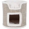 Image de Trixie Tower Ria pour Chat, Gris Clair/Naturel, 37 cm
