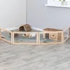 Image de TRIXIE Enceinte d'intérieur pour cochons d'Inde, 4 éléments de 60 × 30 cm chacun