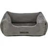 Image de TRIXIE Panier pour Chien Vital Lennox, Chenille, rectangulaire, Coussin orthopédique en Gris, 120×80 cm - Corbeille Douillette avec Mousse viscoélastique à Effet mémoire