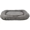 Image de Trixie Coussin pour Chien Vital Lennox, Chenille, Ovale, lit orthopédique pour Chien Gris, 130 × 100 cm - Panier Confortable pour Chien avec Mousse viscoélastique à Effet mémoire - 371343