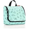 Image de reisenthel toiletbag kids 23 x 20 x 10 cm/ 23 x 55 x 8,5 cm expanded / 3 l / cats and dogs mint