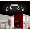Image de Paul Neuhaus Sileda Spot de plafond, LED, 4 sources lumineuses, 6786-96,