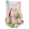 Image de Nici Lapin Doudou Tilli Avec Anneau En Bois Teddy 15 Cm