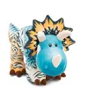 Image de NICI Doudou Dino Cerastupsy 40cm - Doudou Dino moelleux à câliner et à aimer, peluche Dino en matériaux recyclés - 49468