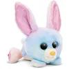 Image de NICI GLUBSCHIS Doudou Lapin Rainbow Candy 25 cm couché - Peluche Moelleuse avec de Grands Yeux Scintillants, Peluche pour Les Amateurs de doudous - 49740