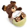 Image de NICI Peluche Chien Brun 12cm, Dormant dans Son Panier - Peluche pour câliner et Aimer, Produit durablement à partir de matériaux recyclés - 49748