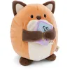 Image de NICI Peluche Renard Geeks 16 cm avec Jeu vidéo dans boîte Cadeau 11x12x6,5 cm Rouge - Doudou en Peluche, Peluche à câliner, pour Jouer, pour Enfants et Adultes, Une Excellente idée de Cadeau - 61151