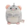 Image de Nici Hamster Shai Gris Sur Carte D'en-tête Peluche 5 Cm