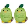 Image de NICI MYMOCHI Peluche Poussin Tschieps Pomme 5cm Vert - Douce et Mignonne à câliner, pour Jouer, pour Enfants et Adultes, Une Excellente idée de Cadeau (Lot de 2)