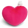 Image de NICI coussin MOLANG forme coeur 42x27 cm avec doudou MOLANG 10cm rose - Coussins en peluche doux pour les garçons, les filles, les bébés - idéal pour la maison, la maternelle ou en déplacement - 61679