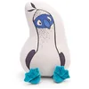 Image de NICI peluche Fou à pieds bleus figuratif 35x22x8 cm - beige - Peluche douce, mignonne peluche à câliner, pour jouer, pour enfants et adultes, une excellente idée de cadeau - 61731