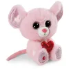 Image de NICI 62205 Glubschis Peluche au Motif de la Souris Pinky Luv, 15 cm, Rose, Douce, Adorable Compagnon pour câlins et Jeux, Superbe idée Cadeau pour Enfants et Adultes