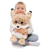 Image de NICI 62210 Glubschis Peluche au Motif de Lynx Lenzo, 45 cm, Beige, Douce, Adorable Compagnon pour câlins et Jeux, Superbe idée Cadeau pour Enfants et Adultes