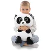 Image de NICI 62211 Glubschis Peluche au Motif de Panda Peppino, 45 cm, Blanche, Douce, Adorable Compagnon pour câlins et Jeux, Superbe idée Cadeau pour Enfants et Adultes