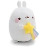 Image de NICI Peluche MOLANG avec étoile filante 24 cm dans Un Emballage Cadeau, Blanc.
