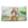 Image de OSRAM 62244 Coussin au motif de la peluche Holly K. Pony la jument, marron, ultra-doux, pour garçons, filles et amateurs de peluches, adapté à la maison, à la maternelle ou en déplacement