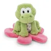Image de NICI 62280 Grenouille Fridolin en peluche sur nénuphar, 7 cm, verte, douce, adorable jouet à câliner et à jouer, excellente idée de cadeau pour enfants et adultes, Vert