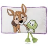 Image de OSRAM Coussin NICI Chevreuil René Roebuck & Grenouille Fridolin Frog 43x25cm - blanc