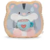 Image de NICI mymochi 62395 Hamster Shai en peluche, avec tasse, 35 x 33 x 12 cm, gris, compagnon stylé à câliner ou comme accessoire, pour enfants et adultes