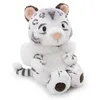 Image de NICI 62416 Peluche au Motif de léopard des neiges Eleni Snowbell, 25 cm, Blanche, Douce, Adorable Compagnon pour câlins et Jeux, Superbe idée Cadeau pour Enfants et Adultes