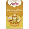 Image de YOGI TEA Chai Curcuma Bio x17   Infusion Épicée & Puissante   Curcuma, Cannelle, Gingembre & Épices Ayurvédiques   Saveur Intense & Bien-Être   17 Sachets d’Infusion