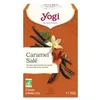 Image de YOGI   Caramel Salé Bio   Infusion Gourmande Avec Caféine   Mélange de Caramel, Vanille & Cacao   17 Sachets