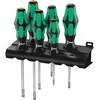 Image de Wera 334/355/6 Rack 05105656001 Jeu de tournevis Kraftform Plus Lasertip avec Rack 6 pièces