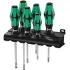 Image de Wera 334/355/6 Rack pour latelier Jeu de tournevis 6 pièces vis à fente, vis Pozidriv