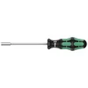 Image de Wera 05028210001 395 Tournevis à douille, 3.5 mm x 125 mm, Noir/vert