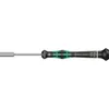 Image de Wera 05118124001 2069 Tournevis électronicien à douille, 5.0 mm x 60 mm, Noir/vert