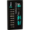 Image de Wera 05056653001 Jeu d'embouts de vissage 10 pièces Fendues/PH/PZD Porte-embout Wera Vert