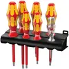Image de Jeu de tournevis Wera 160 i/7 Rack VDE 7 pièces vis à fente, cruciforme Phillips