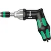 Image de Wera 05074702001 7442 Kraftform Manche « Pistolet », 1/4 pouce, 3.0-6.0 Nm, Noir/vert