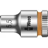 Image de Douille 6 pans extérieurs 5.5 mm Longueur: 23 mm Wera 05003504001 Propulseur: 1/4 (6.3 mm) 1 pc(s)