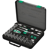 Image de Wera 8100 SC 2 Jeu Cliquet Zyklop Speed À Emmanchement 1/2" - Métrique - (Jeu De 37pcs)