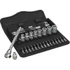 Image de Jeu de clés à douille Wera Zyklop Metal 8100 SA 8 métrique 1/4 (6.3 mm) 28 pièces 1173672