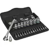 Image de Wera Zyklop Metal 8100 SA 7 Jeu de clés à douille métrique 1/4 (6.3 mm) 28 pièces 05004017001