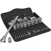 Image de Wera Zyklop Metal 8100 SB 8 Jeu de clés à douille métrique 3/8 (10 mm) 29 pièces 05004048001