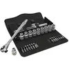 Image de Wera Zyklop Metal 8100 SC 7 Jeu de clés à douille métrique 1/2 (12.5 mm) 28 pièces 05004077001