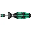 Image de Wera 05074774001 7432 Kraftform, Tournevis dynamométrique réglable avec mandrin à serrage rapide Rapidaptor, 1/4 pouce, 0,90-1,50 Nm, Noir/vert