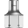 Image de Wera 05003665001 8790 FA Douille à carré Zyklop avec emmanchements 1/4" et hexagonal Hex 11, 4.0 mm, Argent