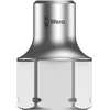 Image de Wera 05003666001 8790 FA Douille à carré Zyklop avec emmanchements 1/4" et hexagonal Hex 11, 4.5 mm, Argent