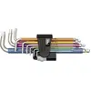 Image de Wera Multicolour 6 pans intérieurs Jeu de clés mâles coudées 1.5 mm, 2 mm, 2.5 mm, 3 mm, 4 mm, 5 mm, 6 mm, 8 mm, 10 mm 1.5 mm, 2 mm, 8 mm, 6 mm, 5 mm, 4 mm, 3