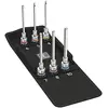 Image de Wera 05004210001 8740 C HF 2 Zyklop Jeu de douilles à embout à six pans creux avec fonction de retenue, 6 pièces, Multicolore